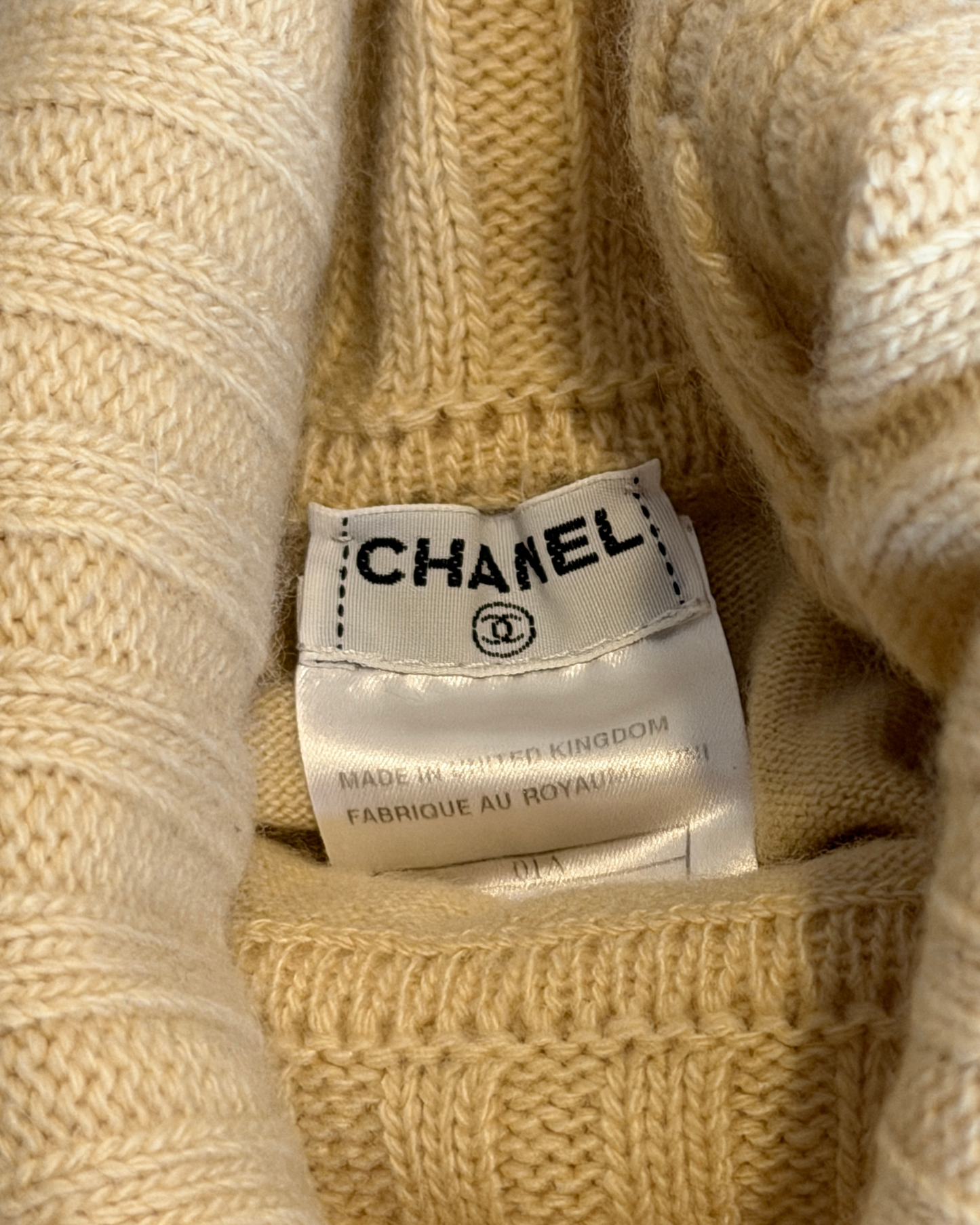 chanel fall 2001 turtle neck top