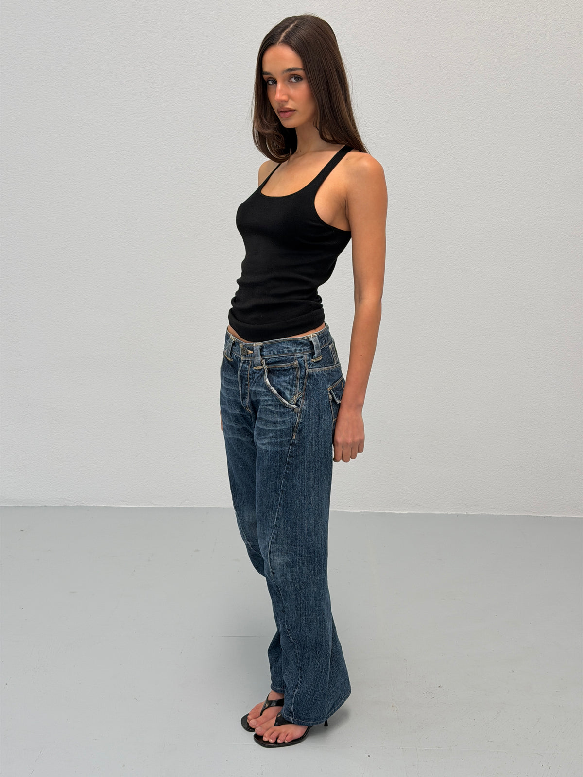 gucci by tom ford 1990s racer back top