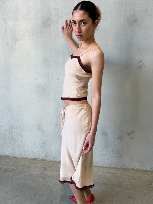 vintage silk set