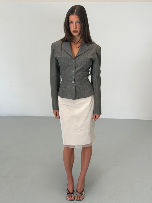 (archival) alaïa fall 1987 corset jacket