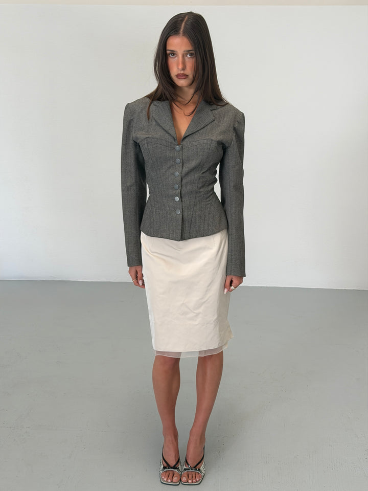 (archival) alaïa fall 1987 corset jacket