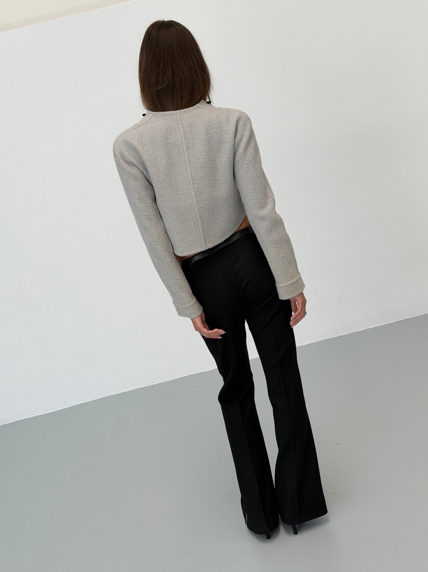 giorgio armani 1990s knot wool jacket