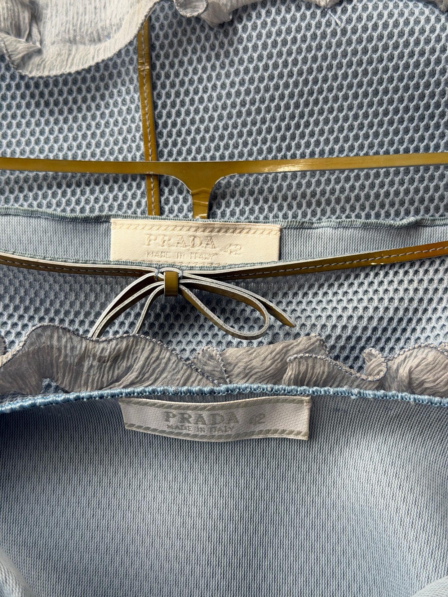 (rare) prada spring summer 2000 two-piece set