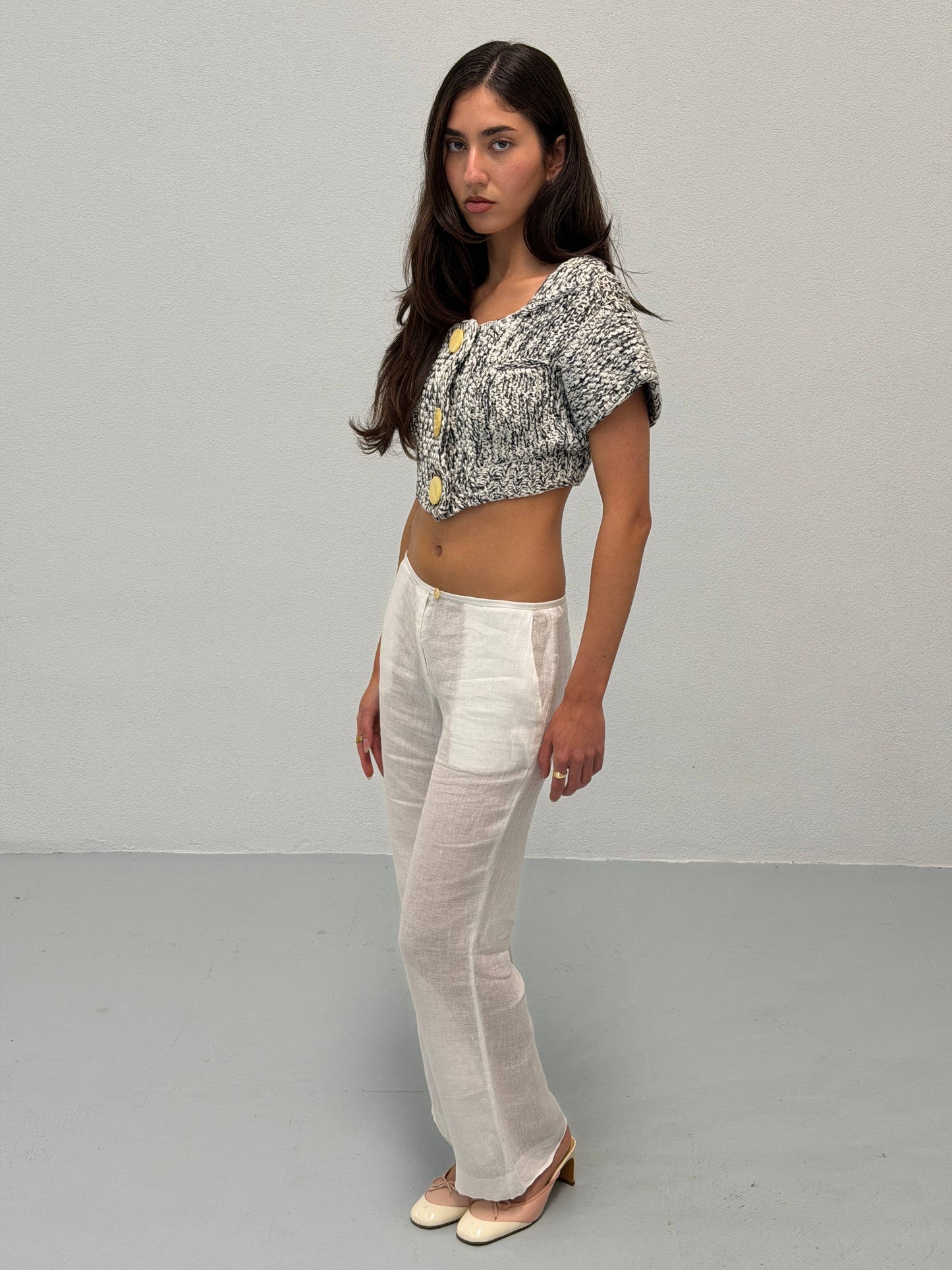 vivienne westwood fall winter 1998 man cropped blouse