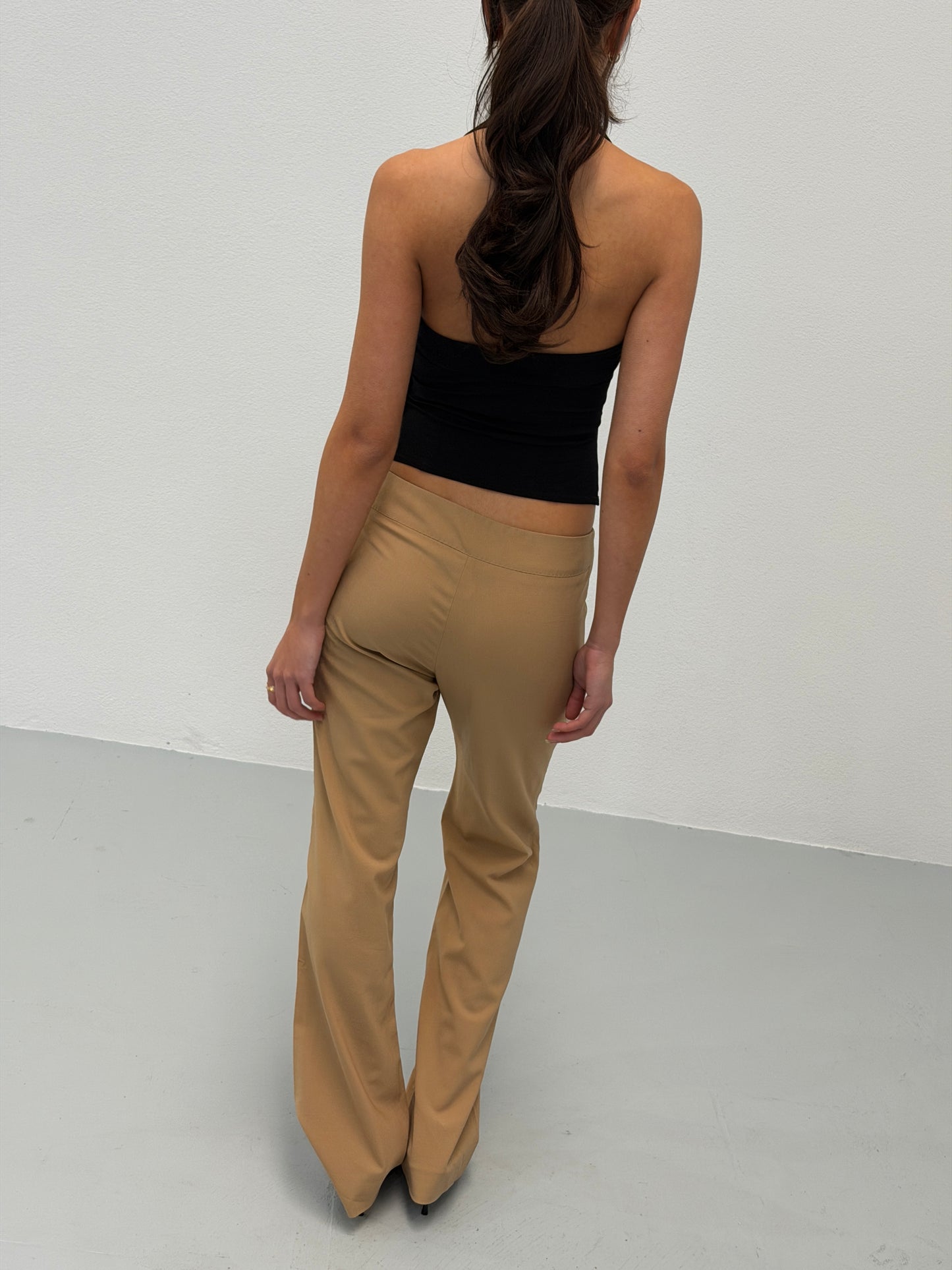 louis vuitton by marc jacobs 2000s beige trousers