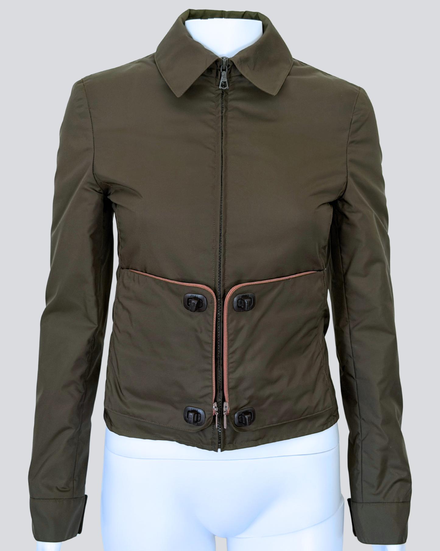 (permanent collection) miu miu fall winter 1999 hidden pocket jacket