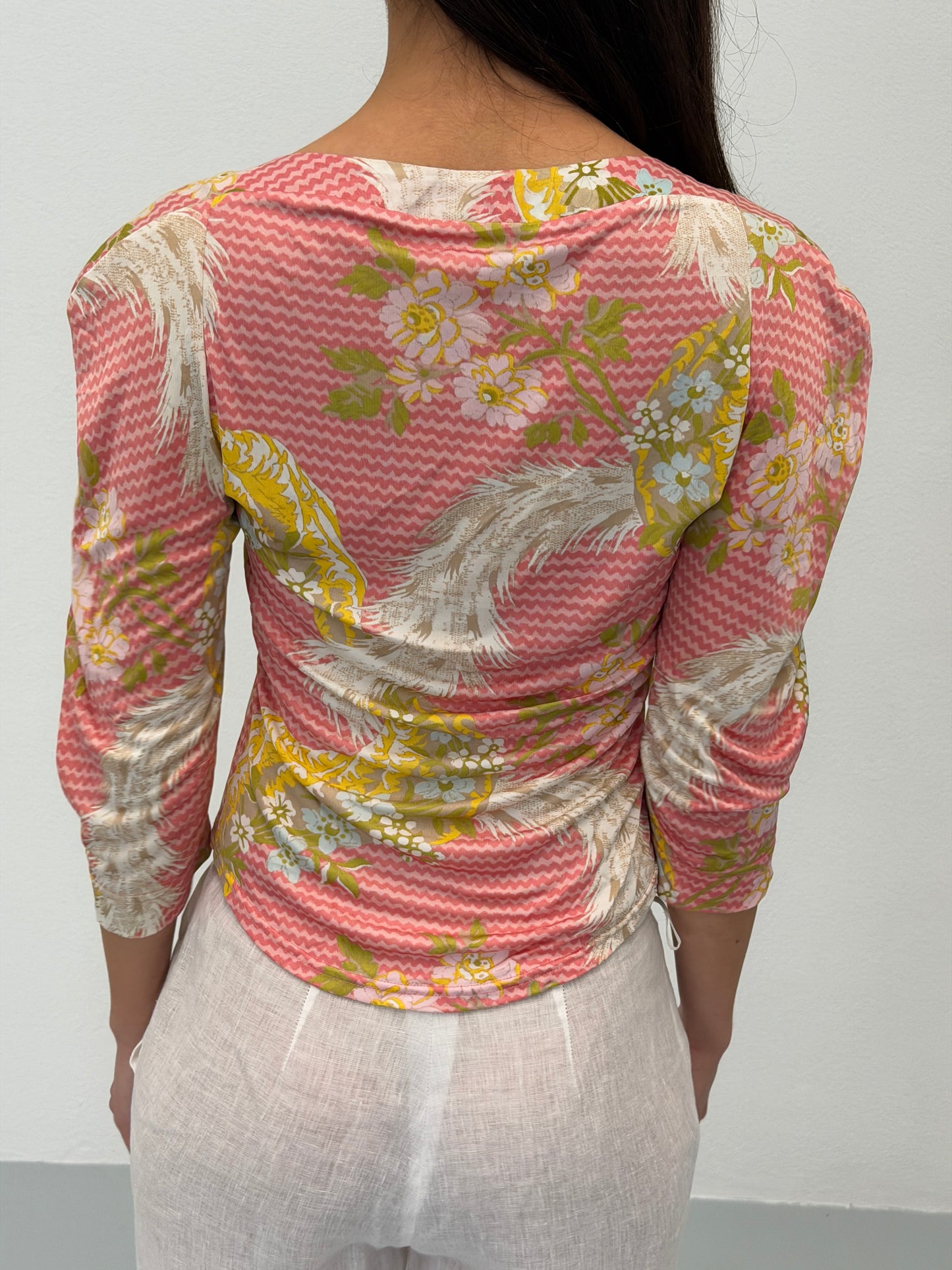 (rare) vivienne westwood spring summer 2001 runway ruffle blouse