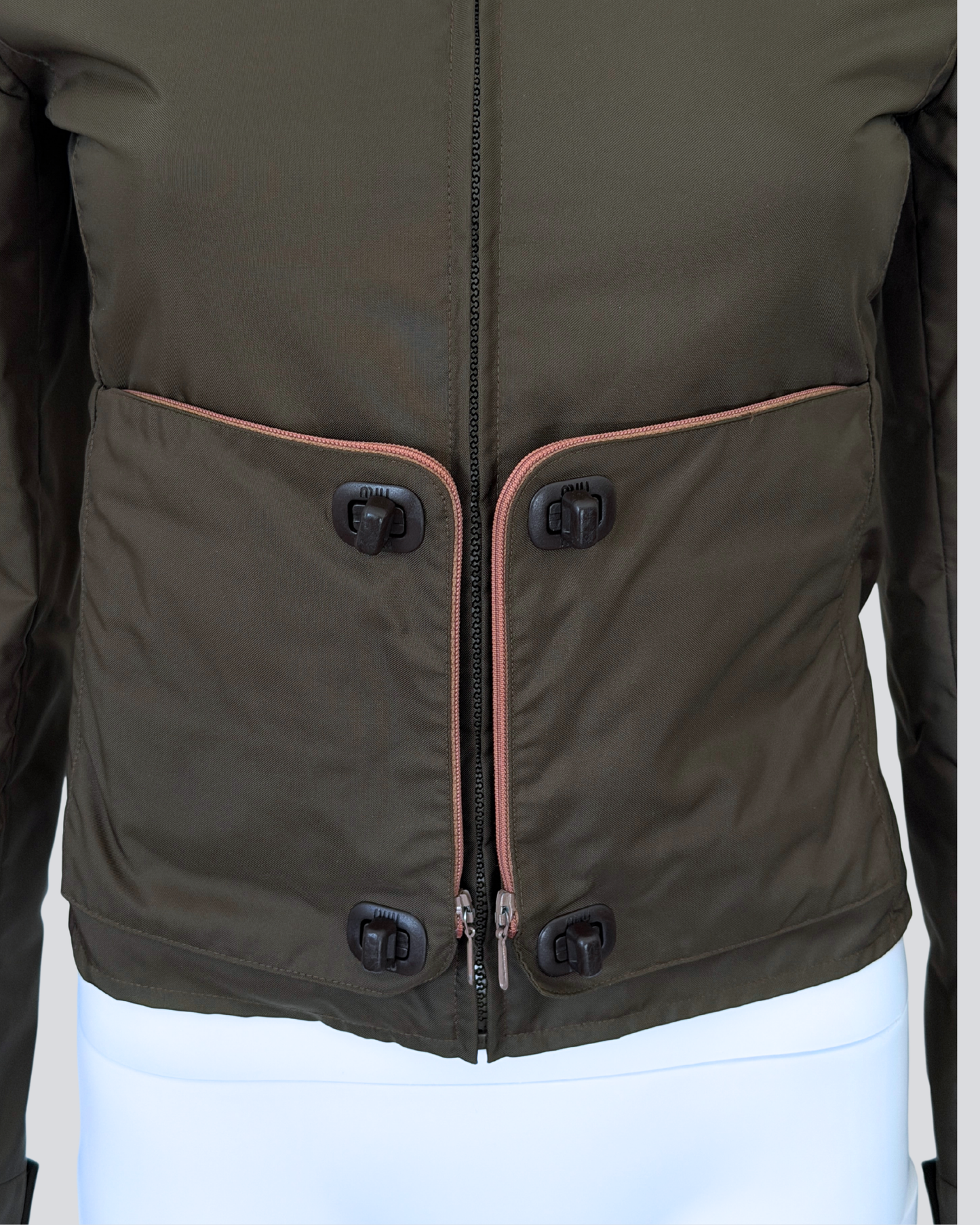 (permanent collection) miu miu fall winter 1999 hidden pocket jacket