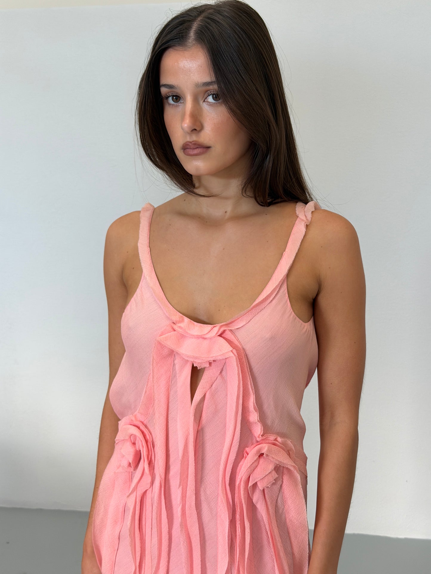 (rare) rochas by olivier theyskens spring summer 2003 ruffle dress