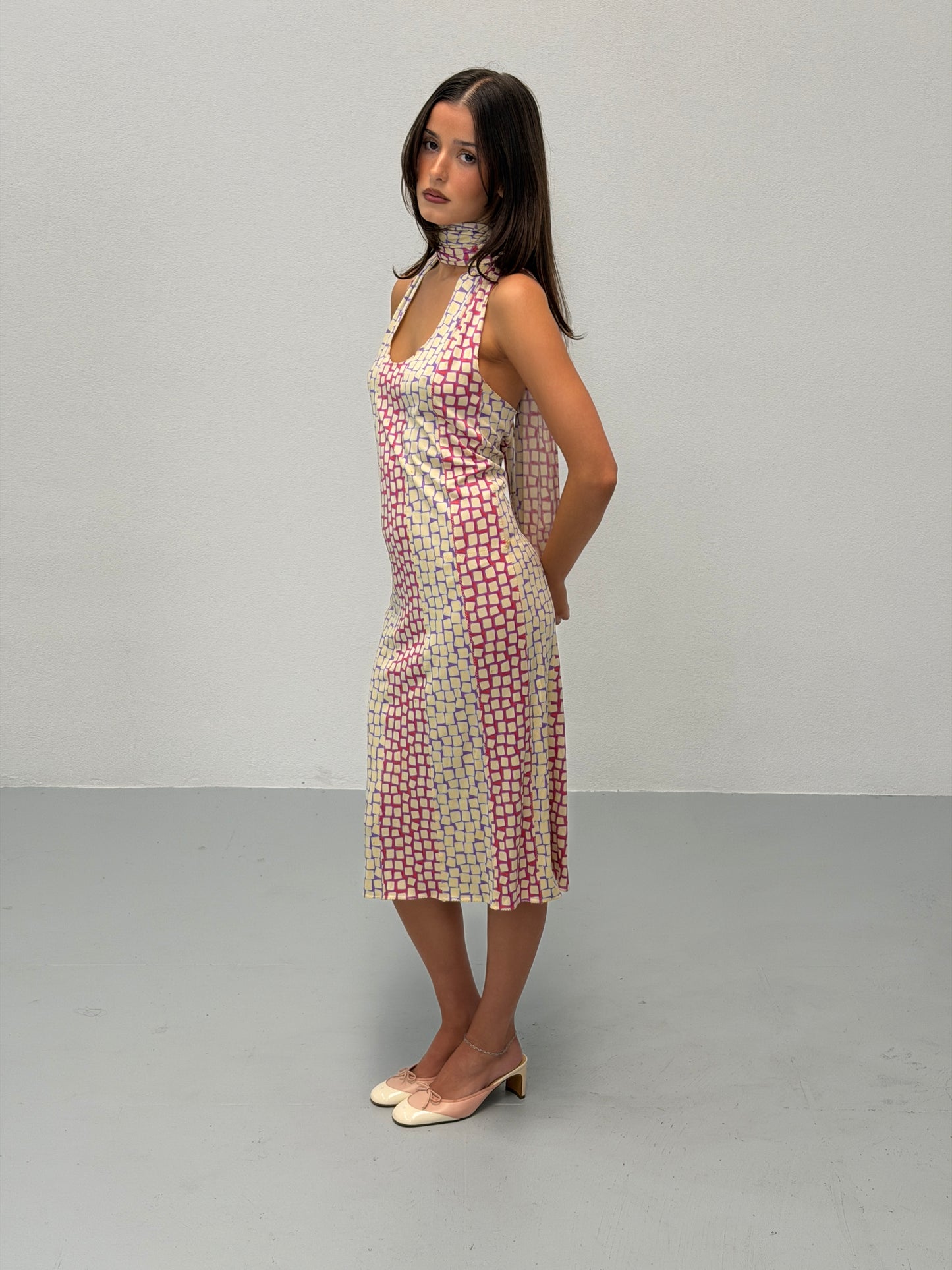 (reserved) louis vuitton spring 2000 by marc jacobs silk dress