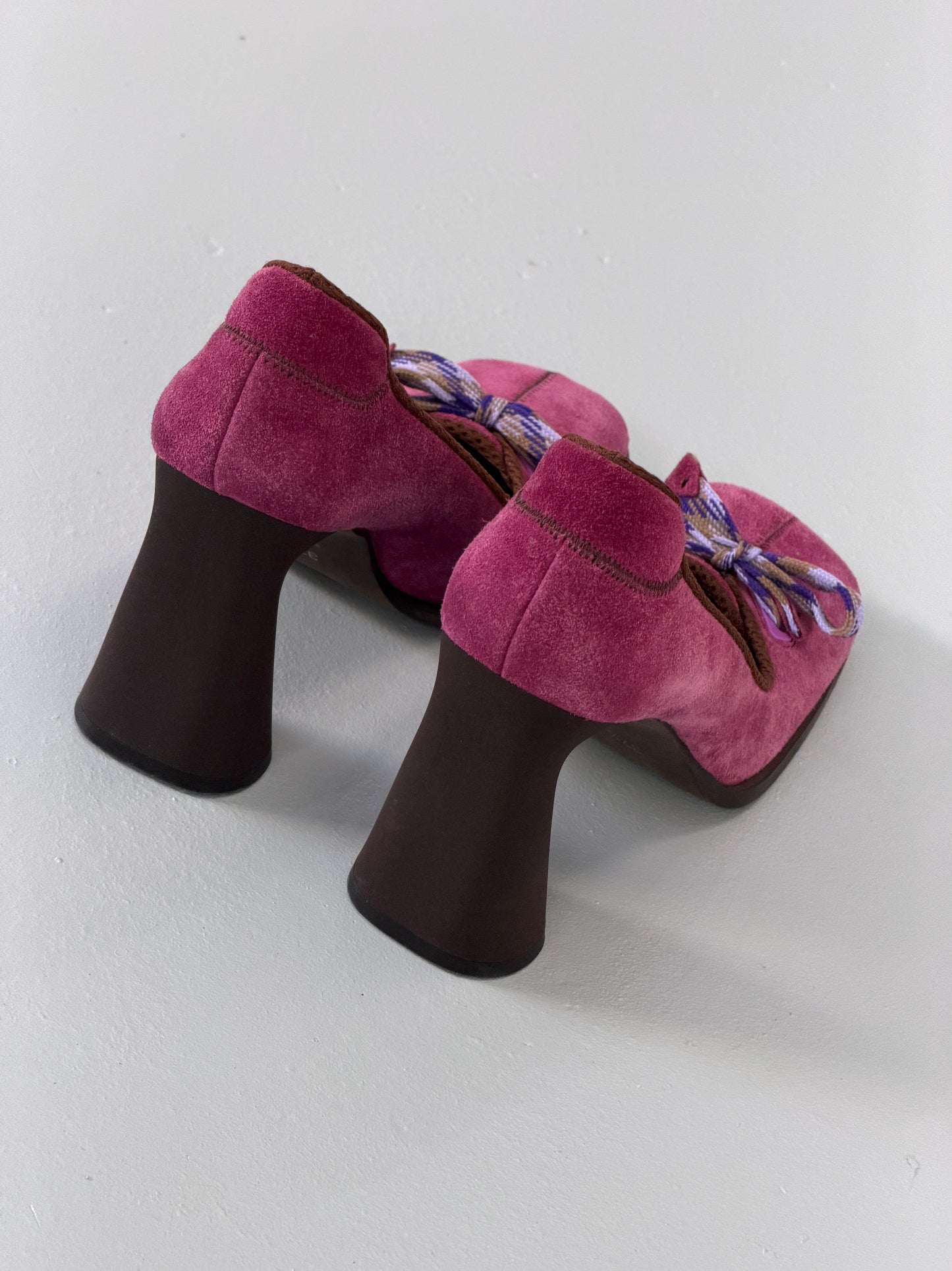(rare) miu miu fall 1999 butterfly heel suede pumps