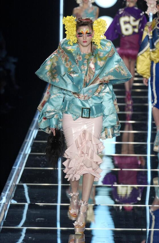 christian dior fall 2003 by john galliano ruffle skirt