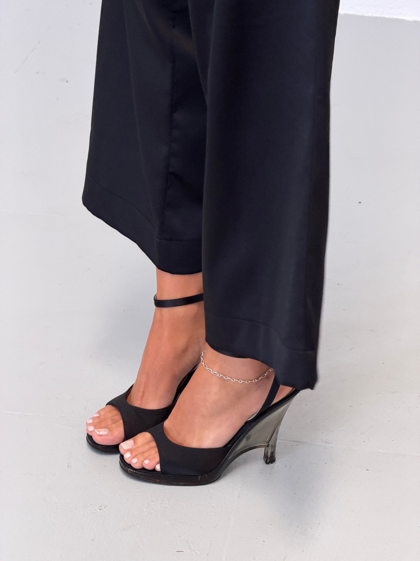 (rare) prada fall 1998 glass heels