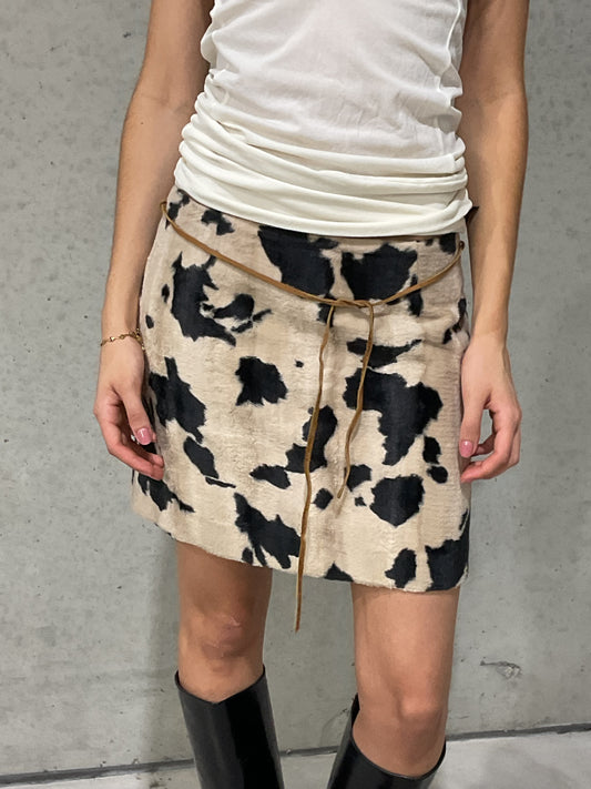 vintage cow skirt