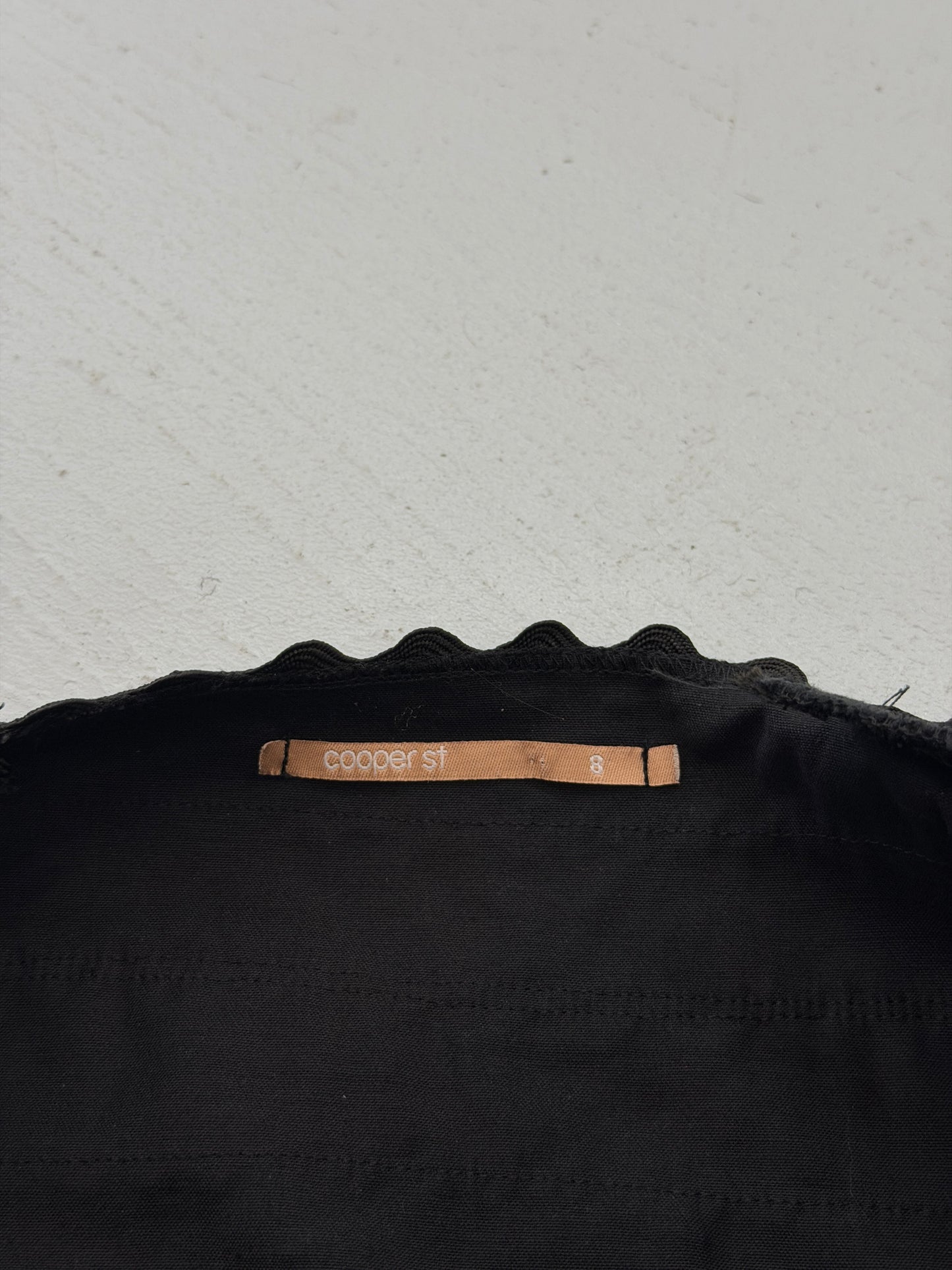 cooper st vintage black bow mini dress