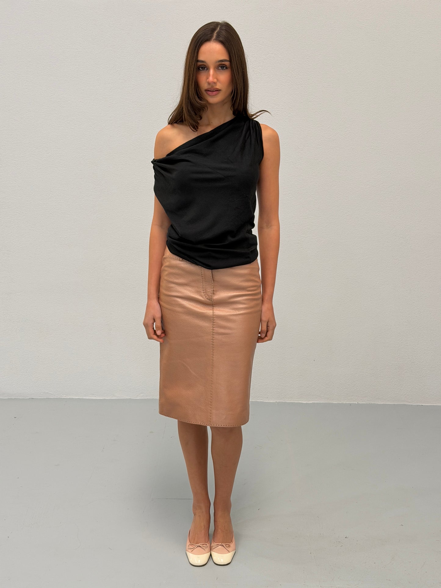 barbara bui spring summer 2009 cowl neck blouse