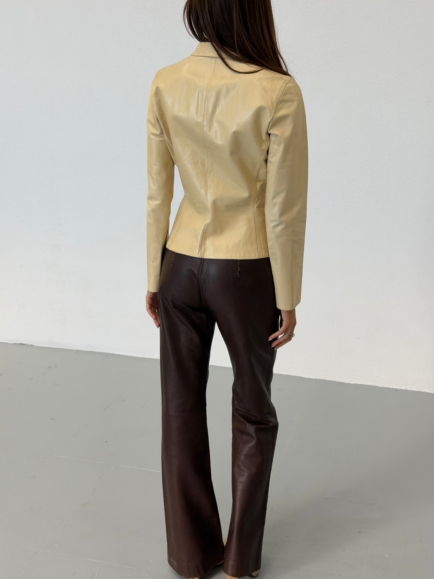(reserved) gucci fall 1997 leather jacket