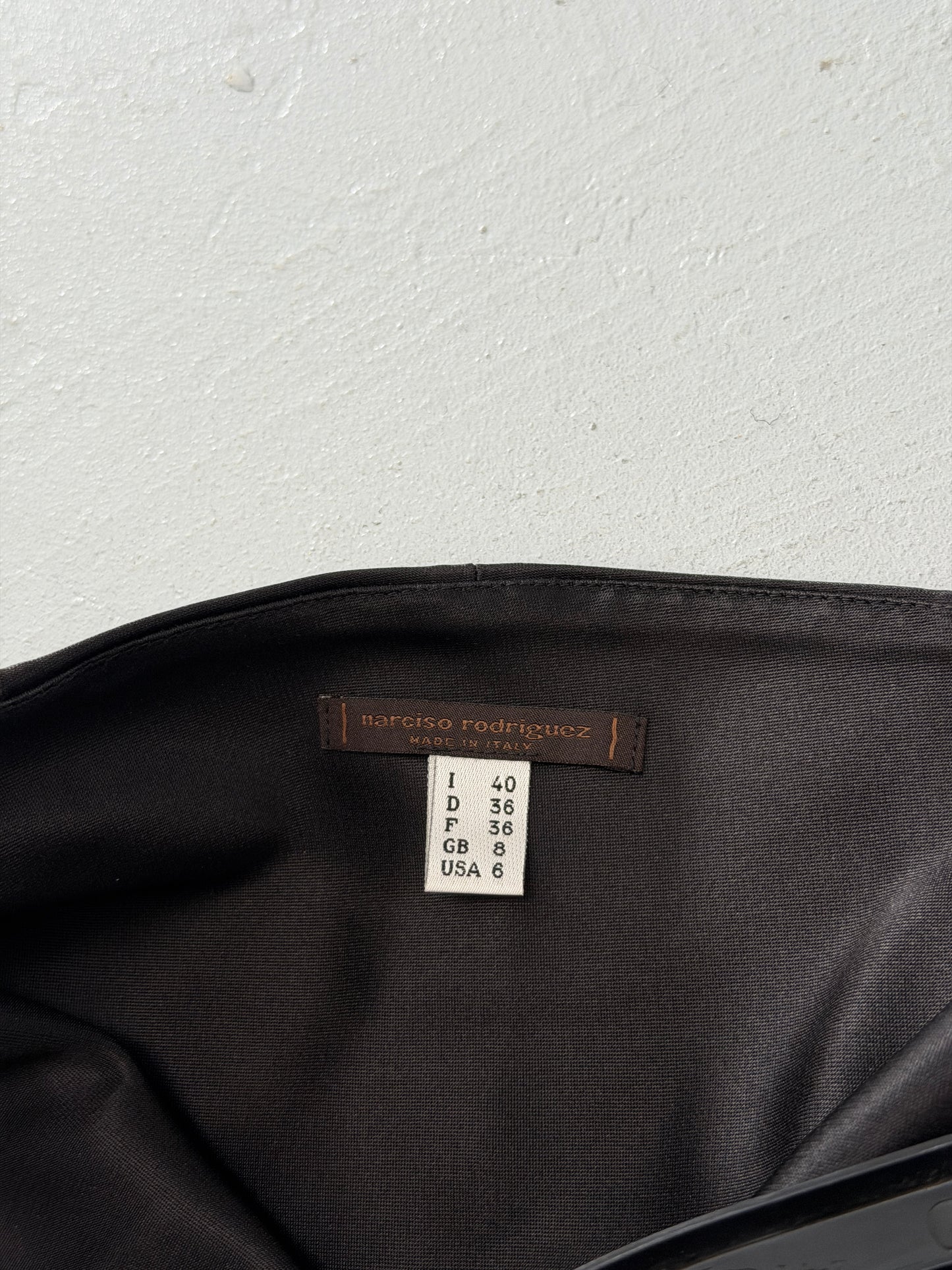 narciso rodriguez 1990s silk dress