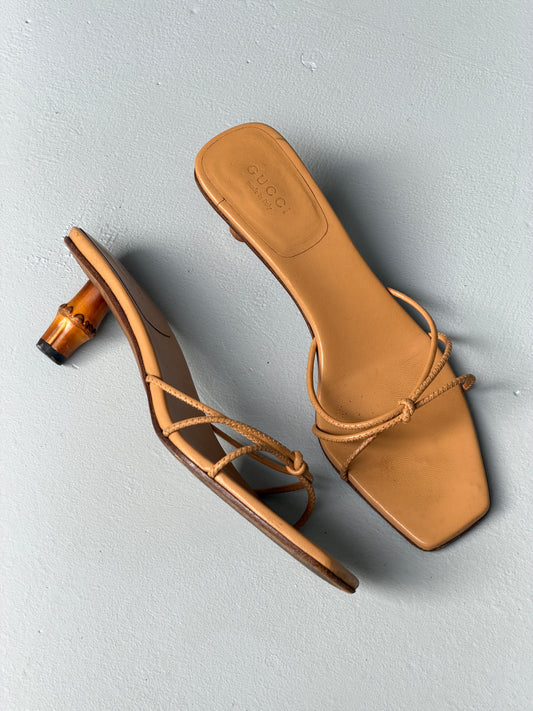 gucci spring 2002 bamboo heels