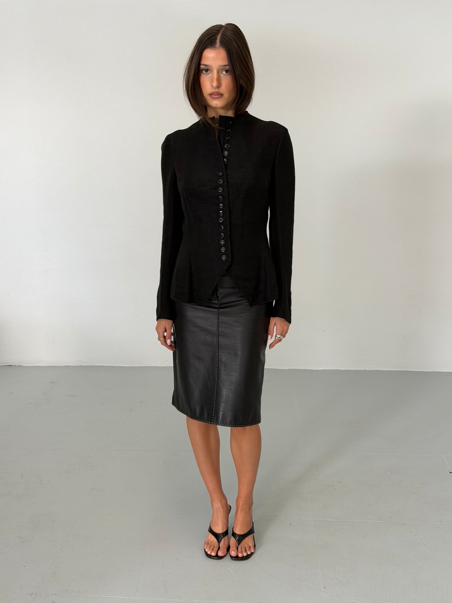 (rare) yohji yamamoto femme spring summer 1998 runway jacket