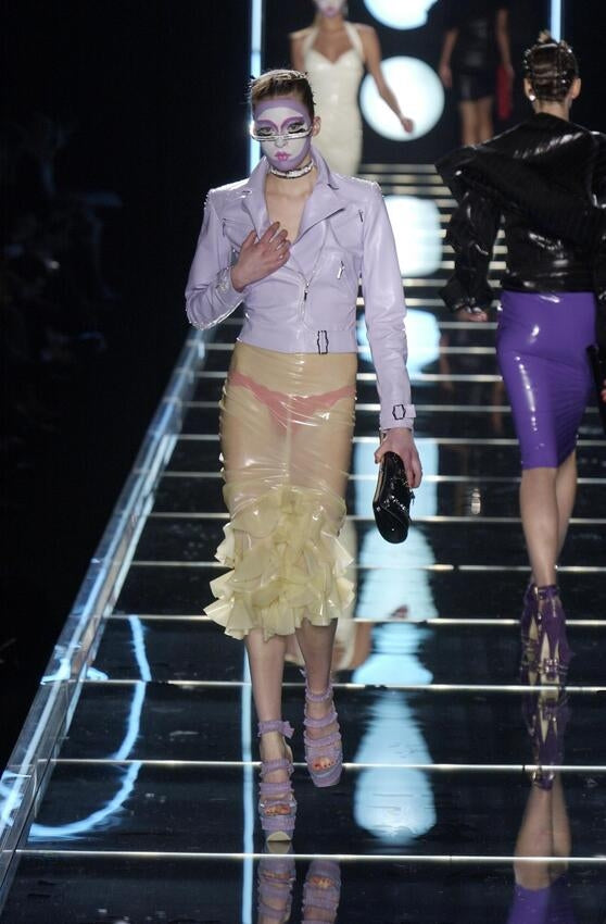 christian dior fall 2003 by john galliano ruffle skirt