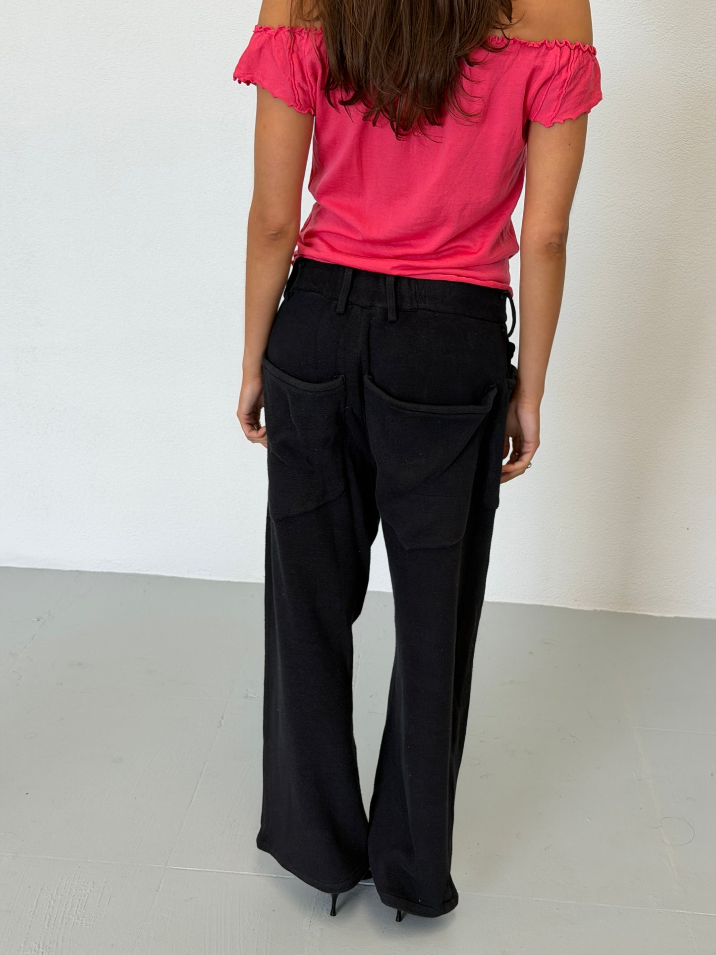 yohji yamamoto 1980s wide leg trousers