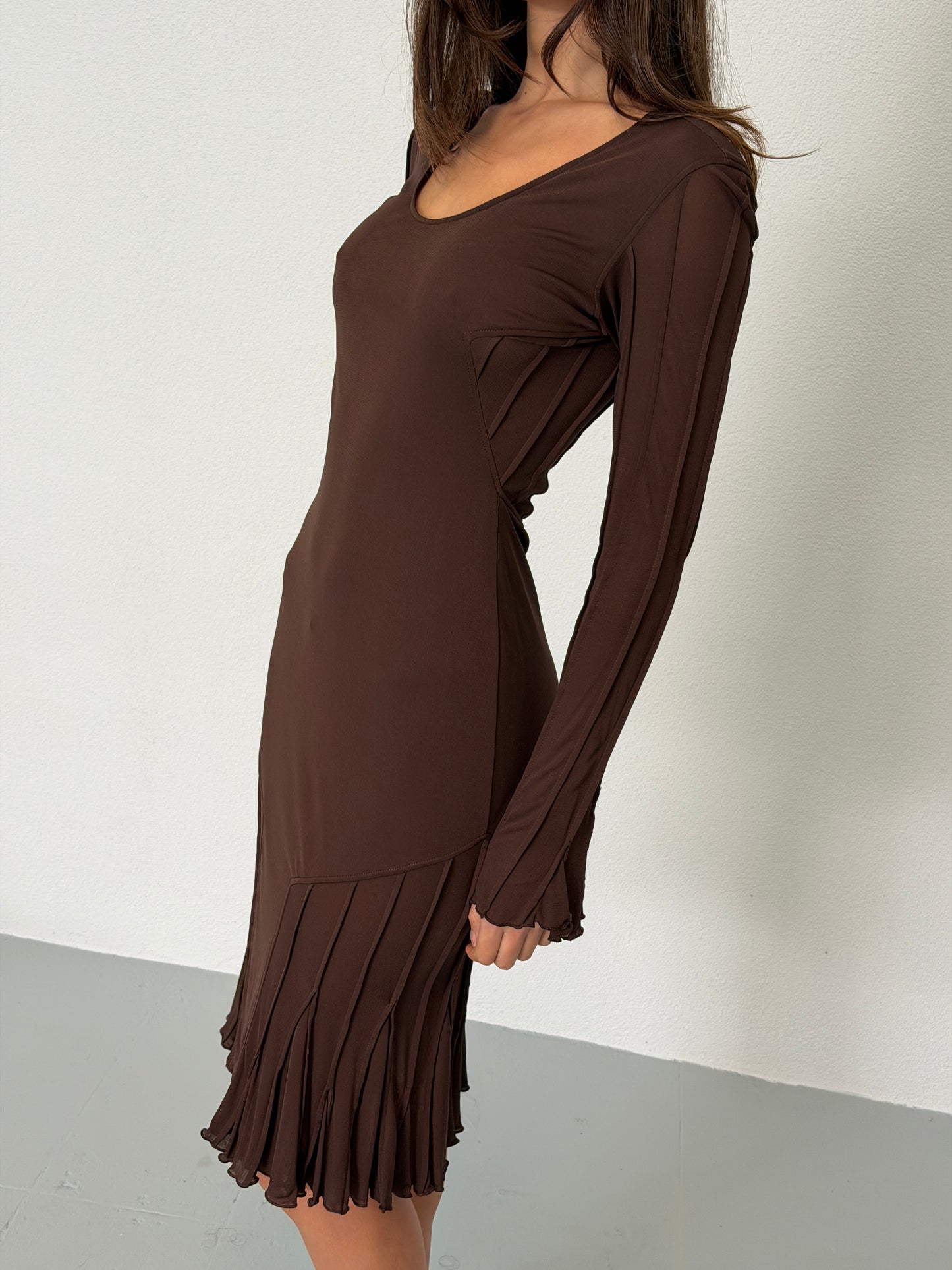 (rare) yves saint laurent spring summer 2003 silk dress