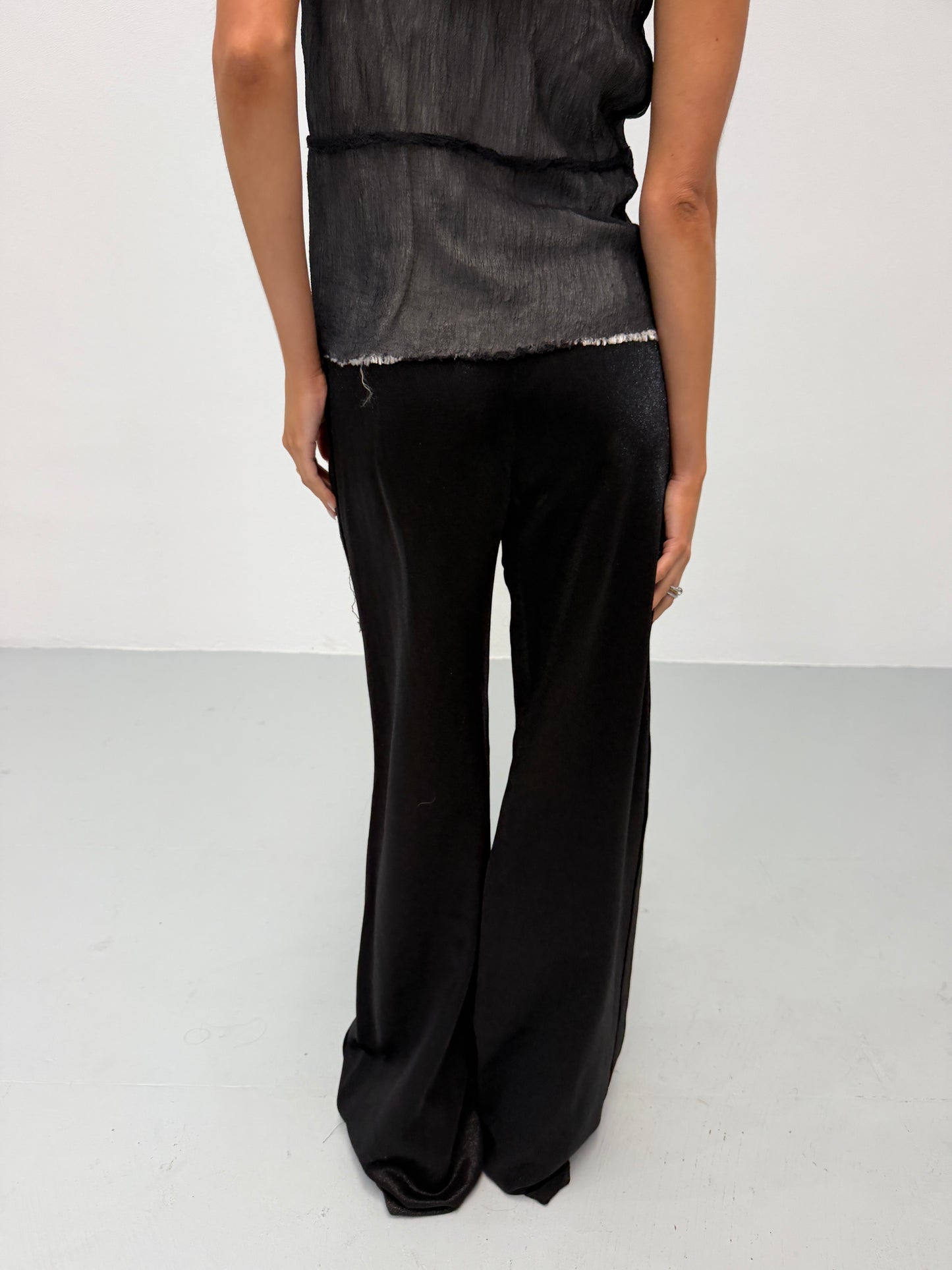 nina ricci 2000s black trousers