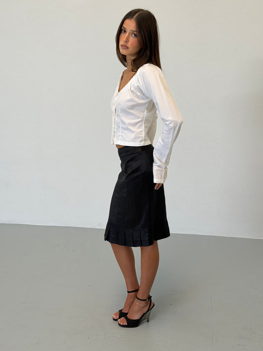 chanel spring 2005 silk skirt