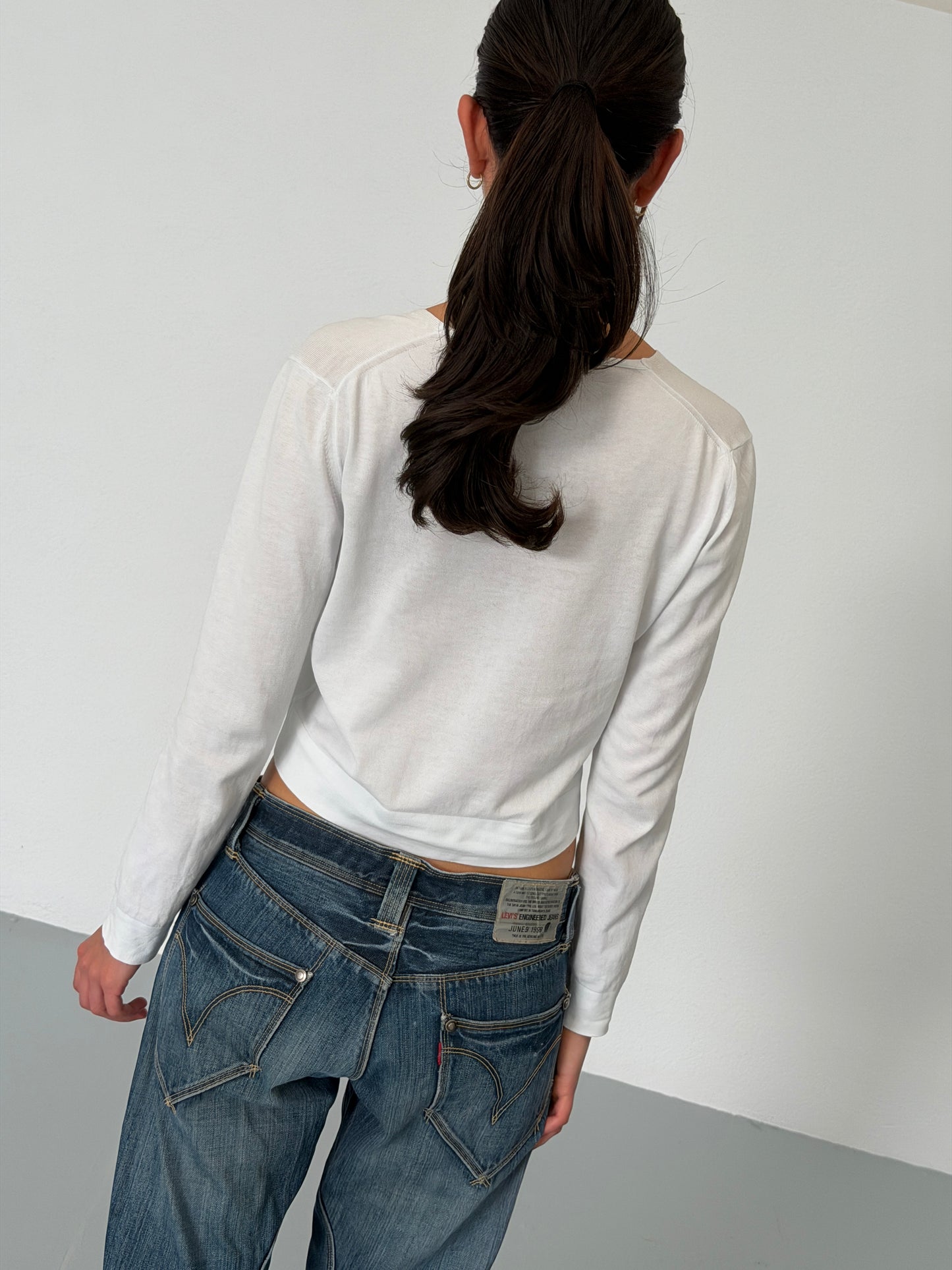 gucci spring 1999 knit top