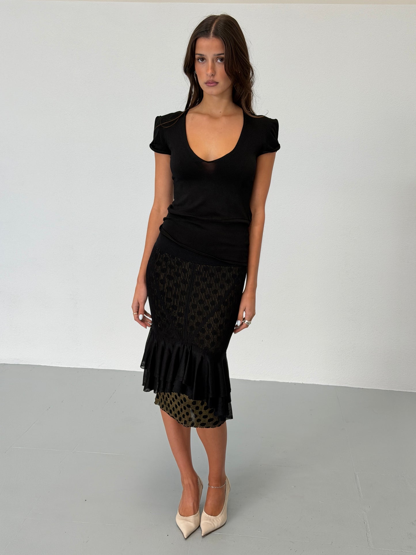(rare) ysl spring summer 2003 by tom ford skirt