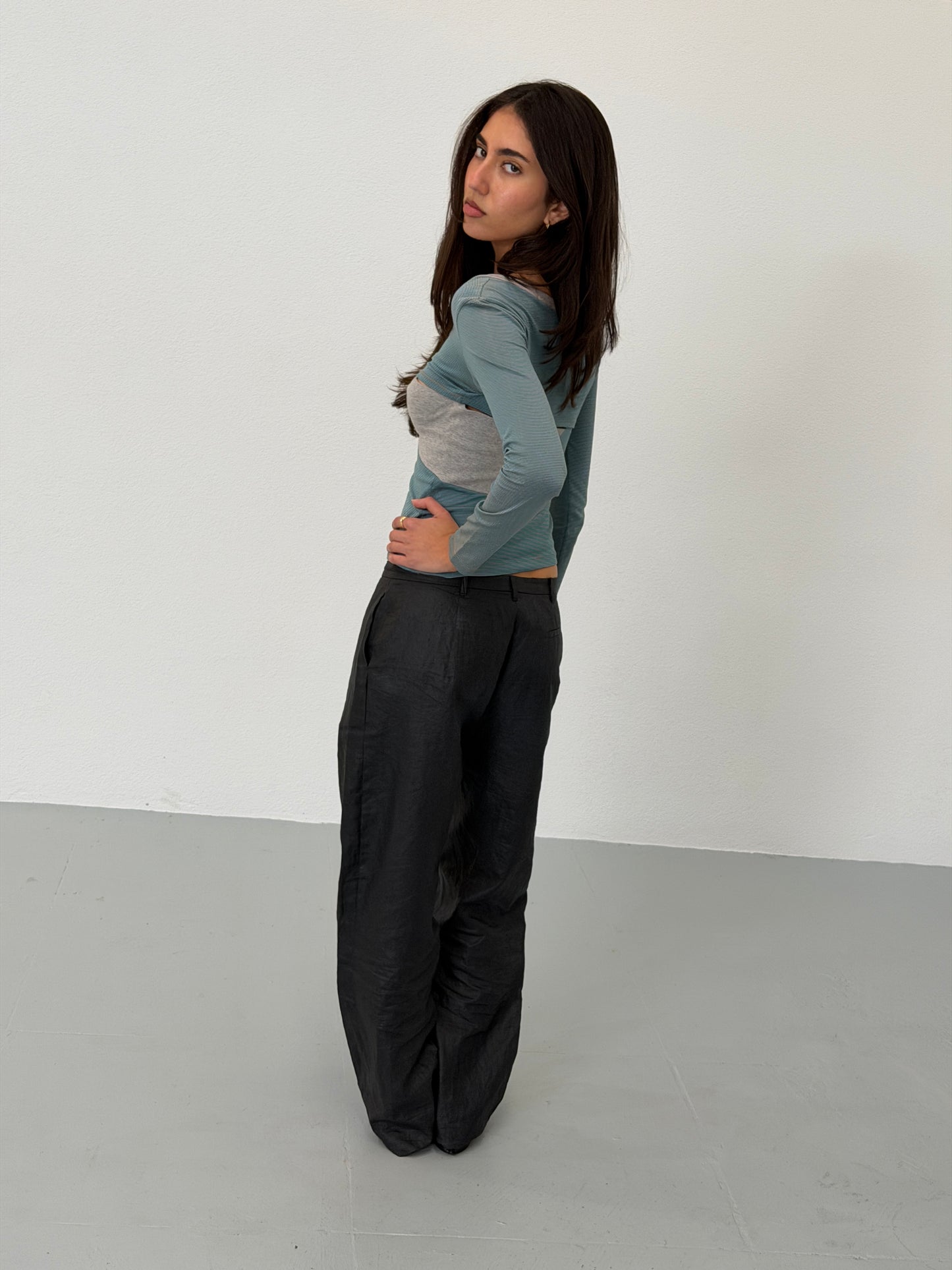(rare) hussein chalayan spring summer 2003 layered top