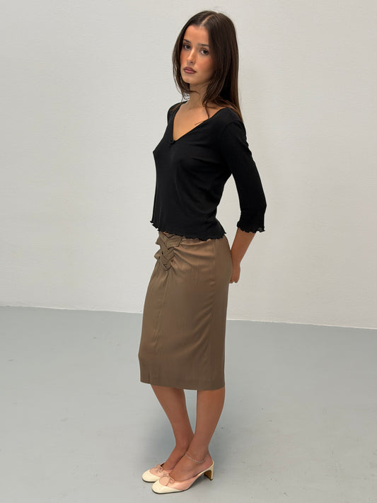 (rare) gucci spring 2000 bow blouse