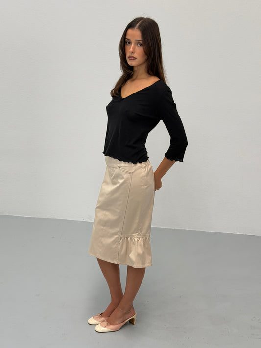 gucci by tom ford spring 2004 midi skirt