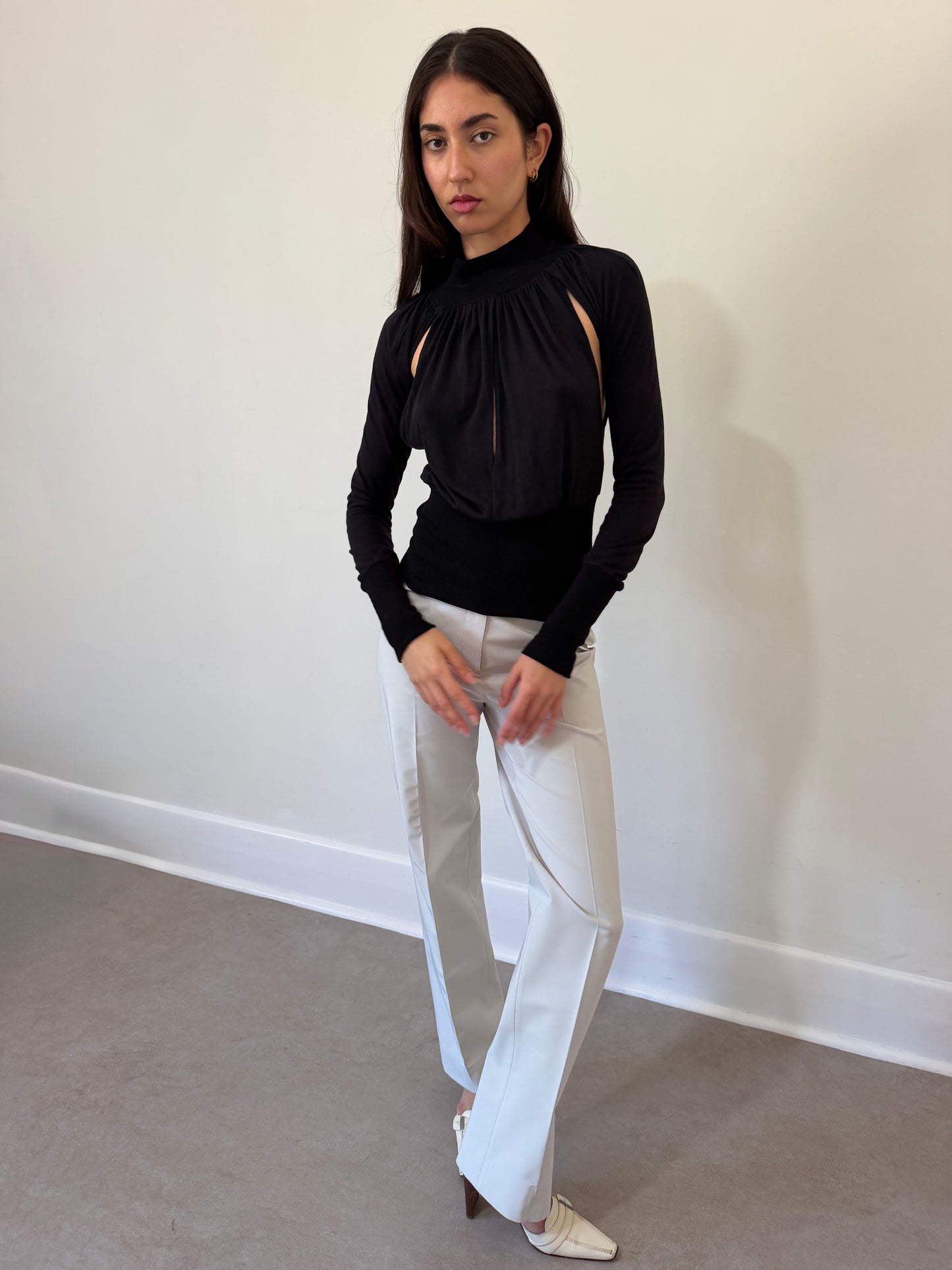 patrizia pepe 1990s cut out top