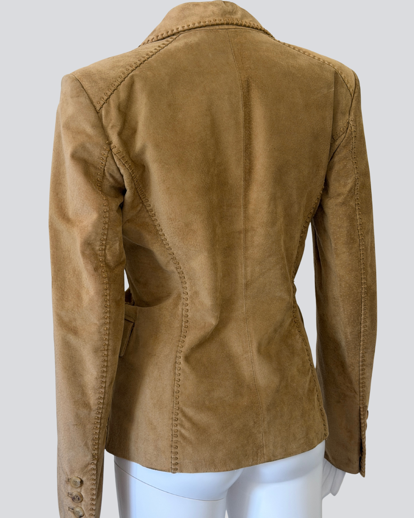 ysl spring summer 2001 by tom ford suede blazer