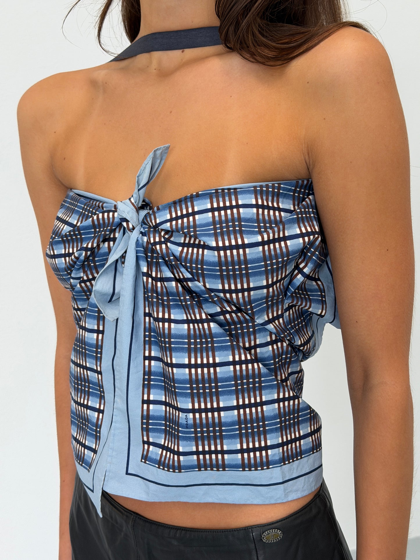 prada spring 2004 scarf top