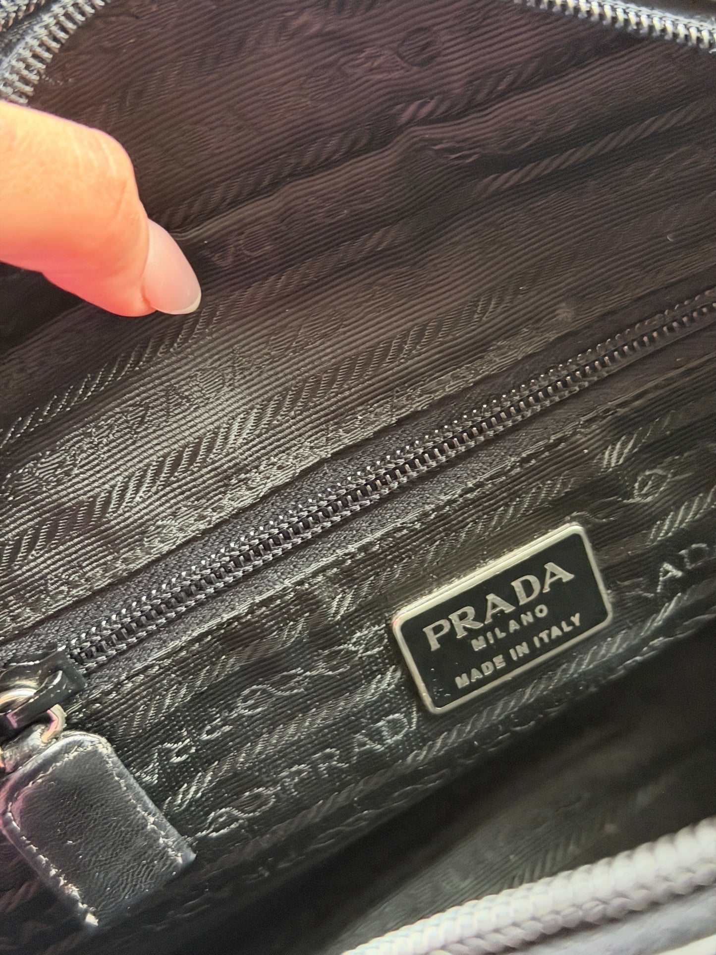 (rare) prada fall 1995 spazzolato bag