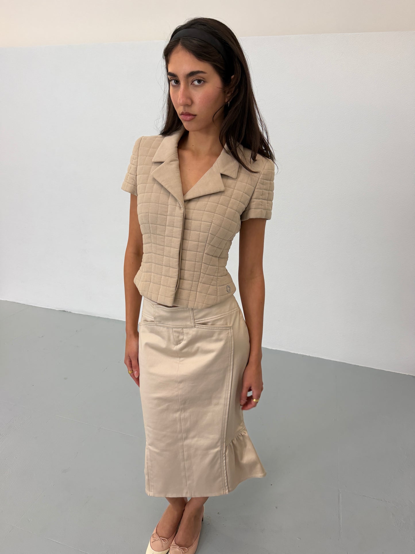 (reserved) chanel spring 2000 padded top