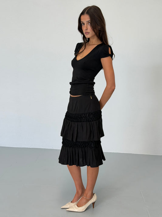 roberto cavalli spring 2007 runway skirt