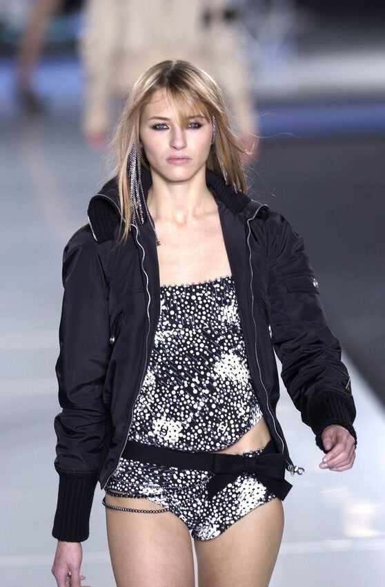 (rare) chanel fall winter 2002 runway beaded camisole