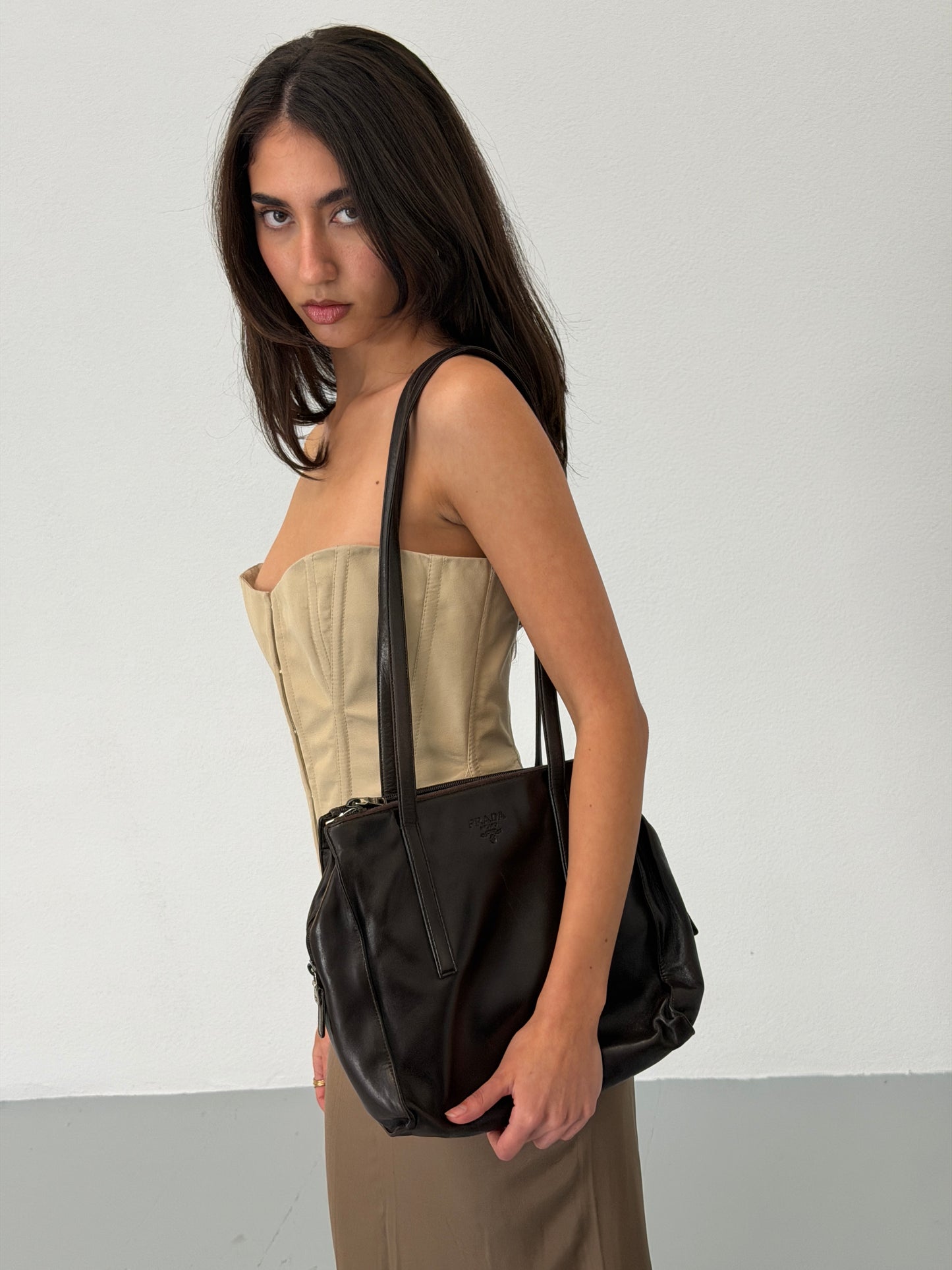 stella mccartney cream bustier top
