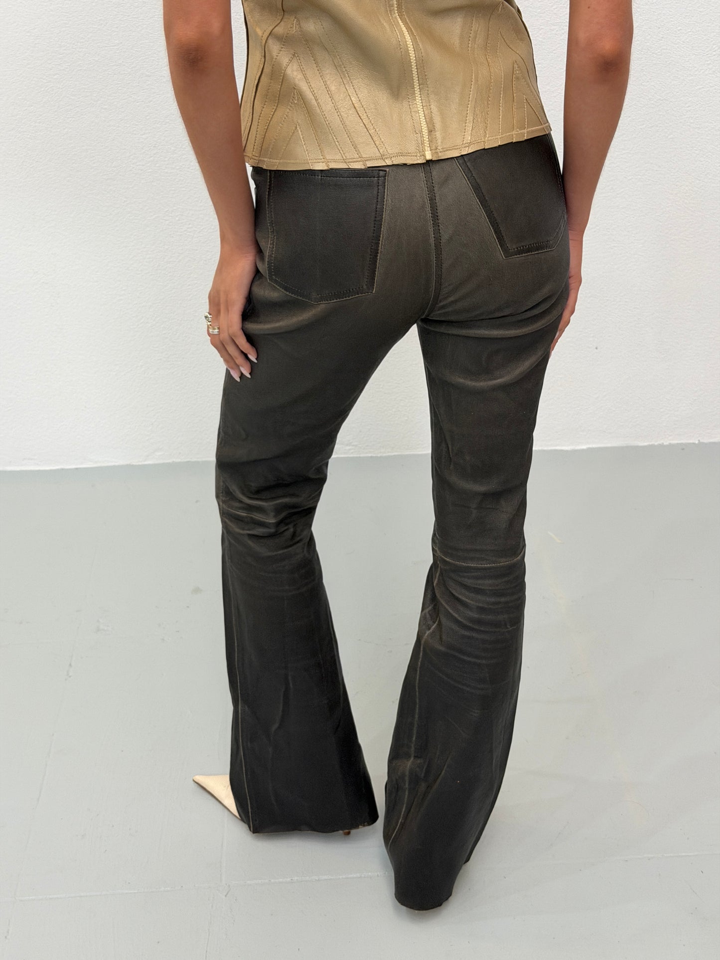 jitrois 2000s leather pants