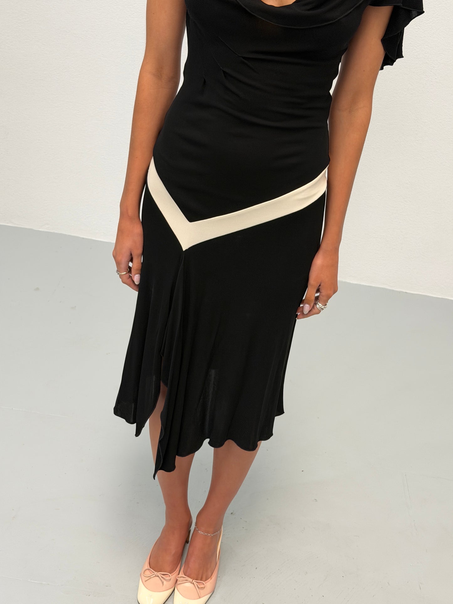 diane von furstenberg spring 2003 marissa cooper asymmetric dress