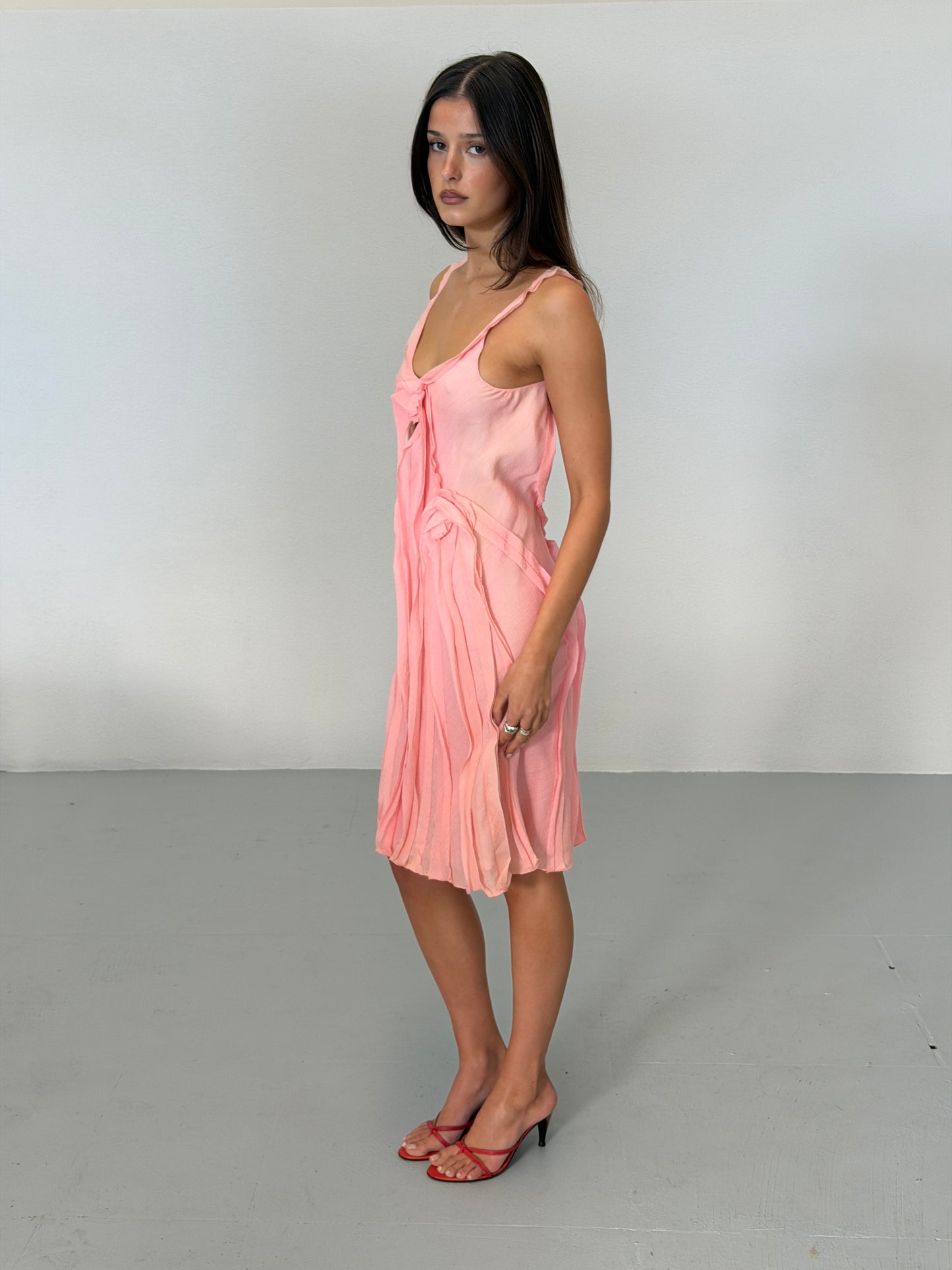 (rare) rochas by olivier theyskens spring summer 2003 ruffle dress