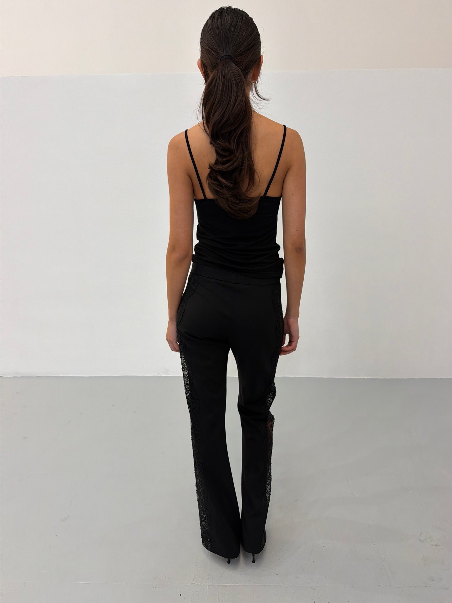 versace 1990s lace pants