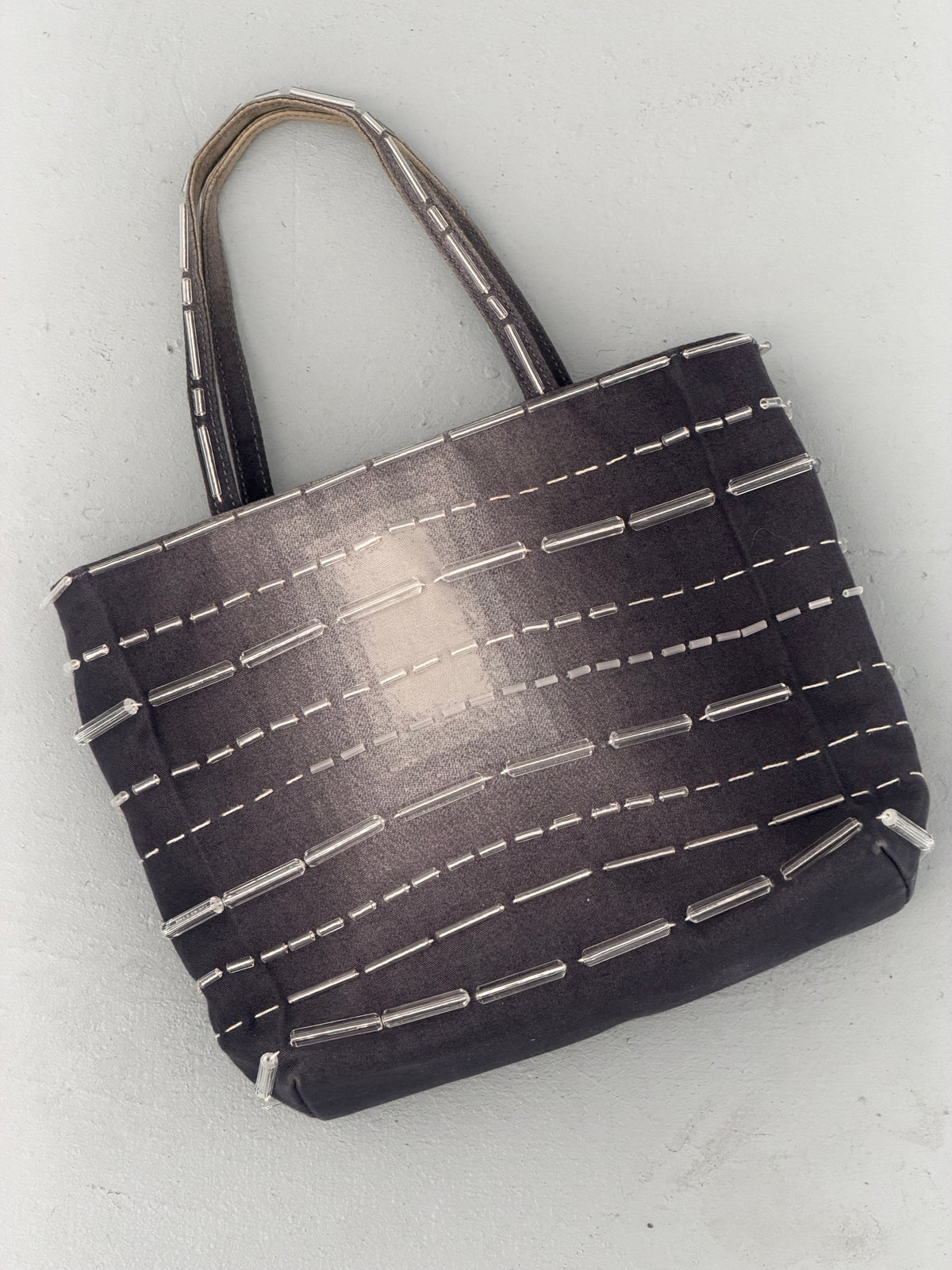 (rare) prada spring 1998 gradient beaded bag