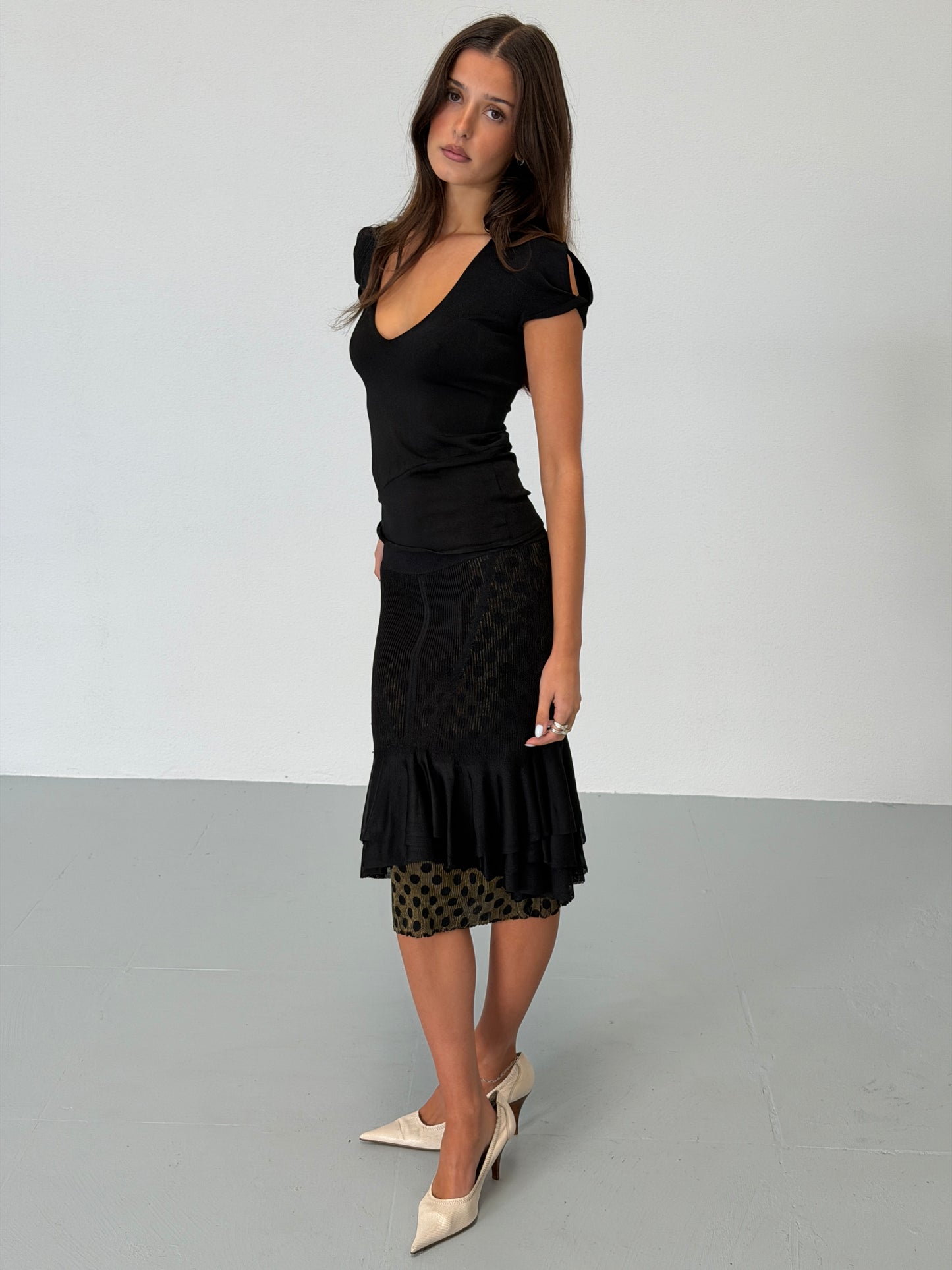 (rare) ysl spring summer 2003 by tom ford skirt