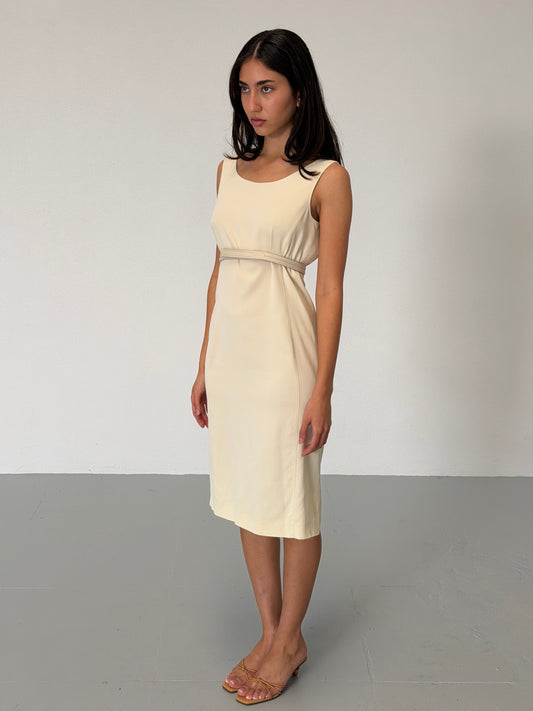 prada fall 1999 belted dress