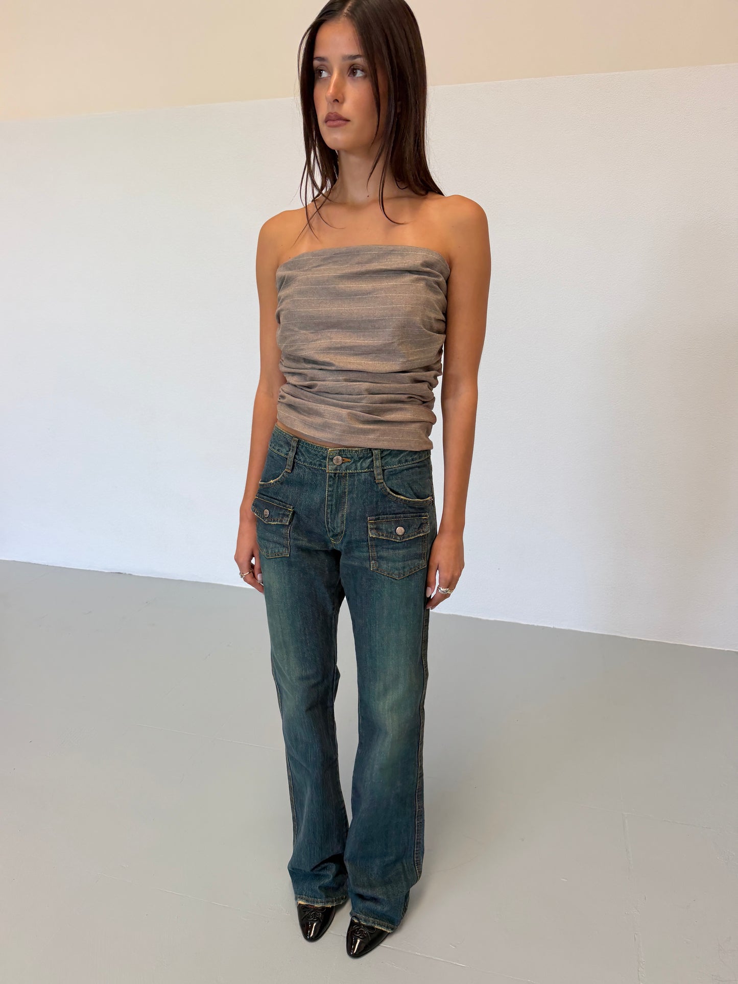 maison margiela bustier top